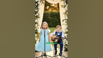 The Cutest Duet at the Wedding #talentkids #SilentHeartAI