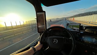 POV driving  How to use motor brake on New Actros Mercedes MP5