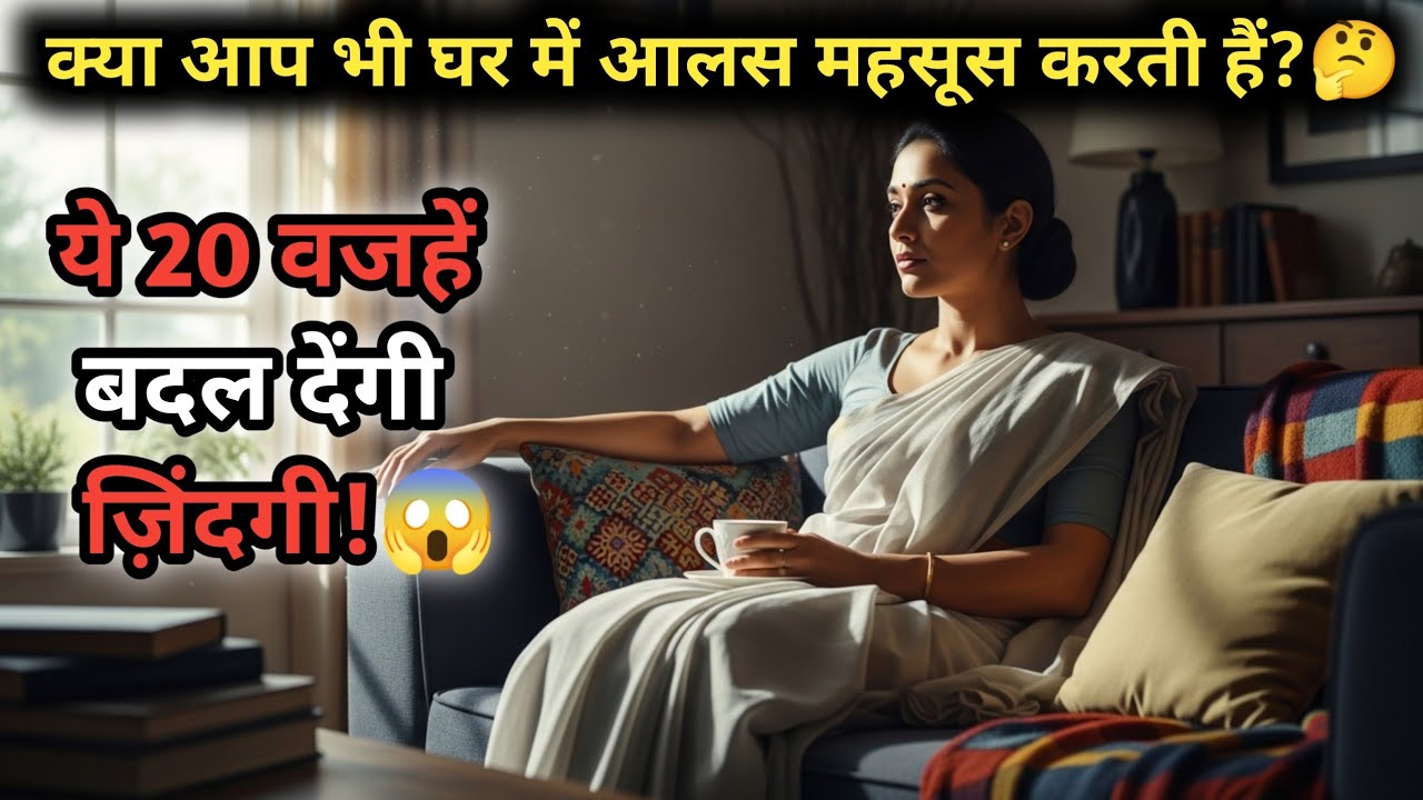 घर की महिलाएँ आलसी क्यों महसूस करती हैं? | 20 कारण और ज़बरदस्त समाधान | Housewife Motivation