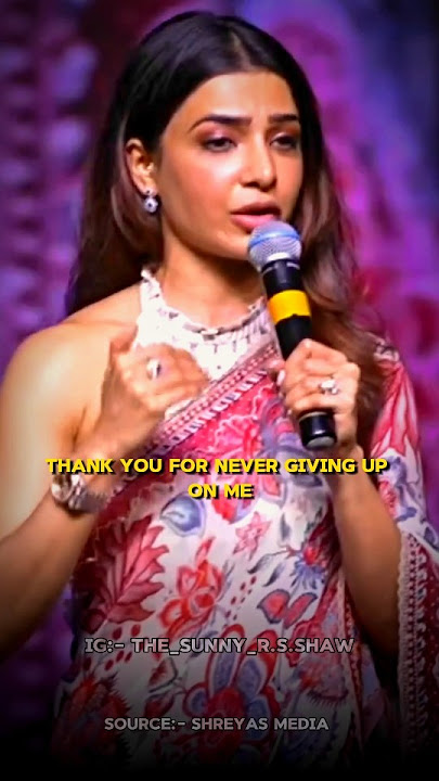 Download lagu Samantha Ruth Prabhu Gives All The Credit For Her Success To Her Fans.❤️🔥💯 #shorts #samantha
