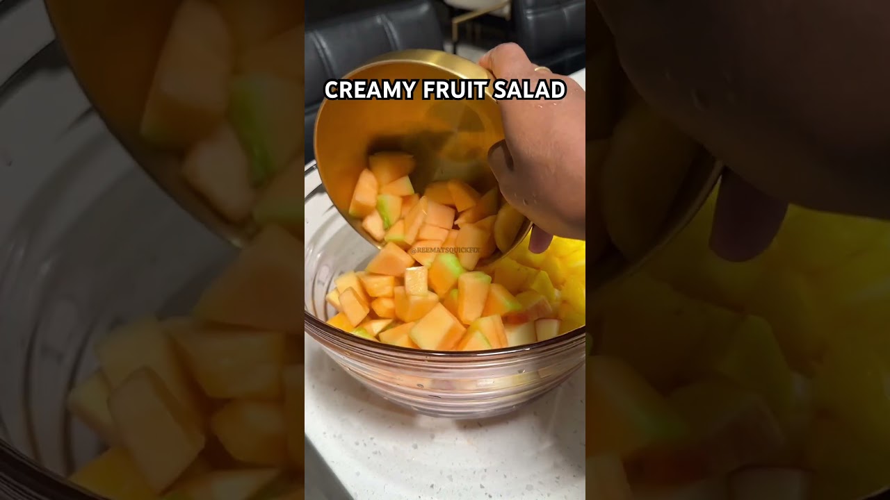 Creamy fruit salad | Ramadan recipes
