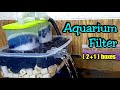 Membuat Top Filter Aquarium Box Plastik 2+1