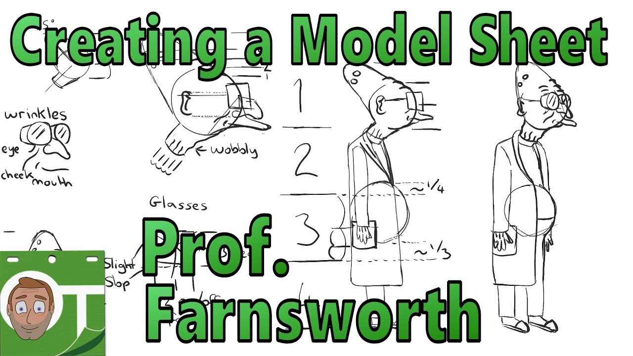Creating A Model Sheet Professor Farnsworth From Futurama In creating-a-model-sheet-professor-farnsworth-from-futurama-in