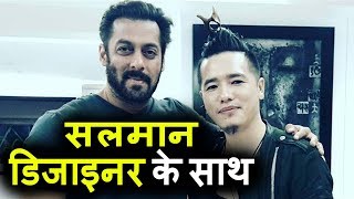 Salman Khan किया Pose Designer Kazingmei का साथ ।Galaxy Apartment