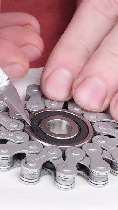 Perfect Fidget Spinner From An Old Bike Chain