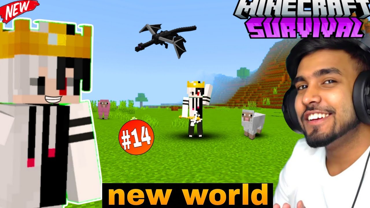 I am start my new Minecraft world |survival series| #14 - YouTube