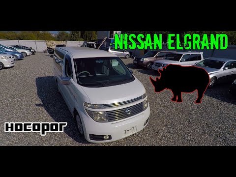 обзор NISSAN ELGRAND монументальный Бегемот