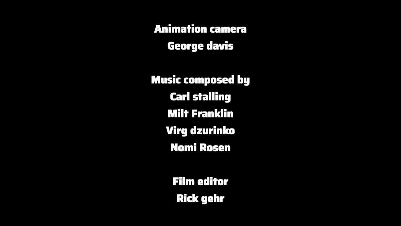 Invasion of the bunny snatchers credits remake 