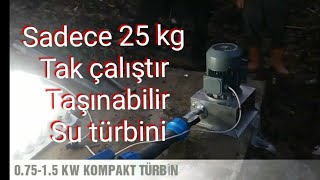 SU TÜRBİNİ 1  KW KOMPAKT TÜRBİN