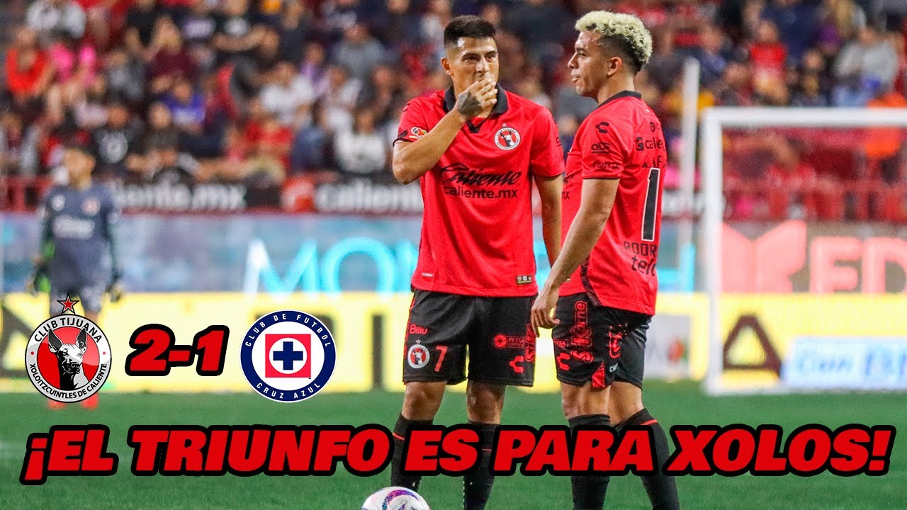 XOLOS LE GANA AL CRUZ AZUL LIGA MX APERTURA 2023 JORNADA 3 - EN ZONA ...
