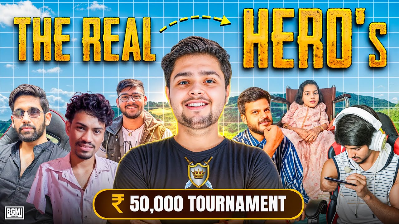 BGMI's MOST EPIC Tournament of REAL LIFE HEROES 🔥 | Bixi OP Tournament