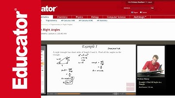 How to Find Angles of a Right Triangle
