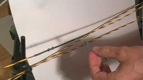 Installing a Catfish/Torqueless Bowstring Loop (D-Loop)