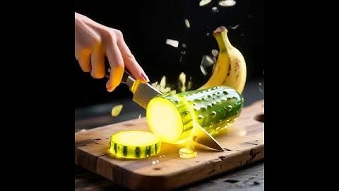cucumber cutting ASMR