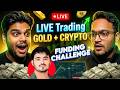 Day 3 🔴 Live Trading NY Session 👉 Funded Account💲| Gold BTC | #btcusd #goldtrading  #xauusd #forex