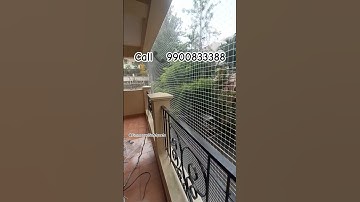 Pigeon net for balcony🤯,bird net ||Call📞9900833388 || #emmanuelsafetynets #pigeonnet