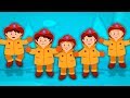 Five Little Fireman | Rhymes Cartoons For Children