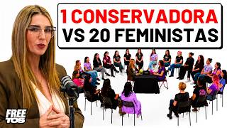 1 CONSERVADORA VS 20 FEMINISTAS | ft. Andreia de Sousa Viegas