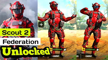 Cod Mobile Scout 2 Federation UNLOCKED | Gameplay