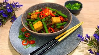 This mince beef recipe is better than take out! Mapo Tofu