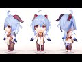 ペーパークラフト　CHIBI甘雨（原神）Ganyu