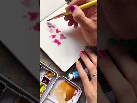 Paint Loose Watercolor Snapdragon Flowers For Beginners