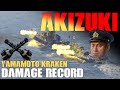 NA Akizuki Damage Record | Yamamoto Kraken