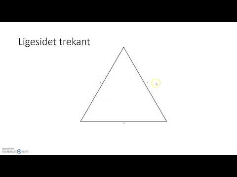 Video: Er ligesidet trekant ligebenet?