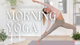 30 - Dynamic Morning Yoga | Ladder Flow, Stretching, Intermediate Yoga