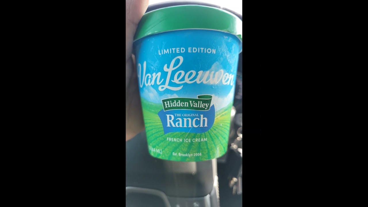 Hidden Valley Ranch Ice Cream!! at Walmart shorts YouTube