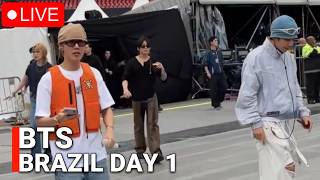 BTS Brazil Live Concert Day 1 Soundcheck FULL FANCAM Arirang Tour in São Paulo 2026