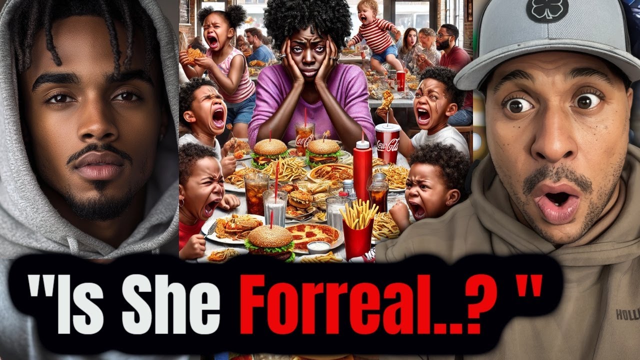 Мужчина уходит с ужина после того, как она приводит восьмерых детей! | Энтони Спейд