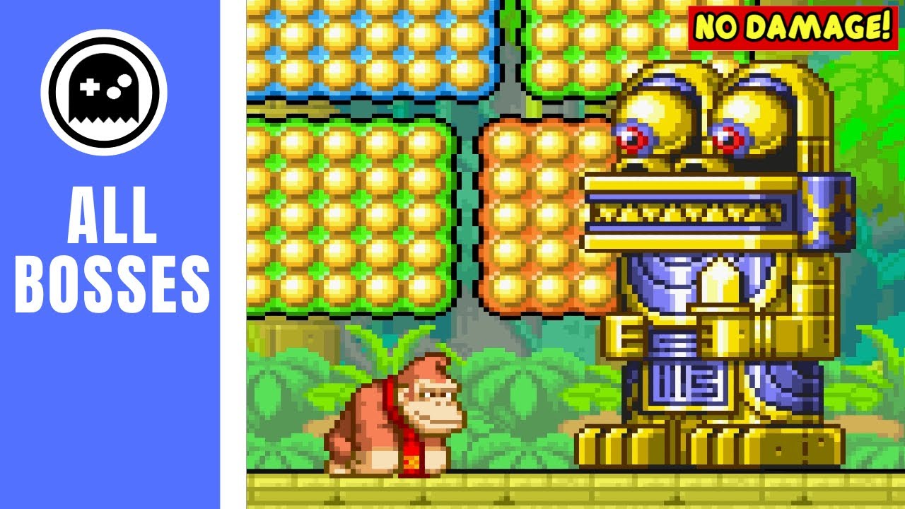 DK King of Swing (GBA) - All Bosses - (No Damage)