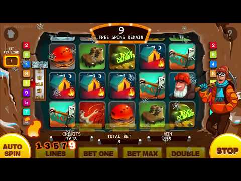 "Rock Climber" slot game from Multigame "BlackBox Collection" PCB casino game board