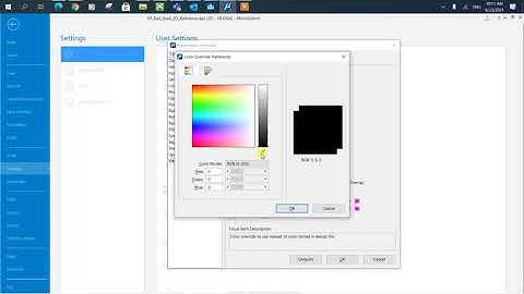 Microstation CONNECT - How To Change Background Colour