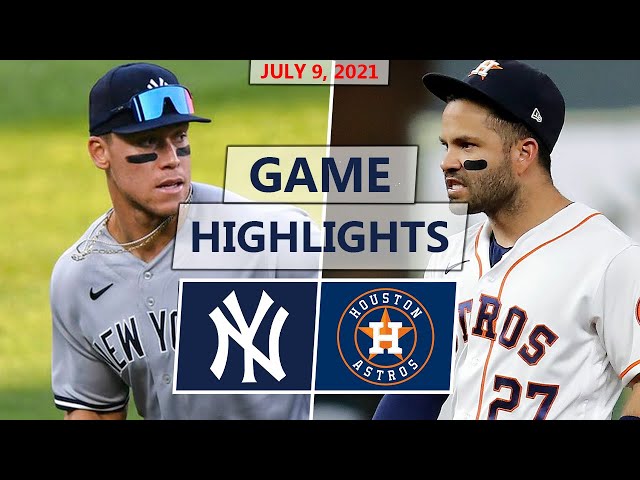 New York Yankees @ Houston Astros, Game Highlights