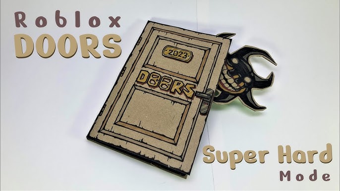 Roblox DOORS - Super Hard Mode !!! - Puzzle Game Book [ Part 2 ] - DIY Game  , Paper Craft em 2023