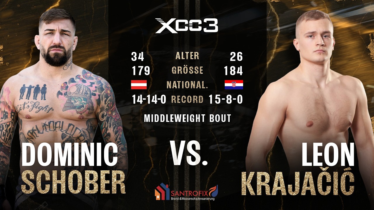 Dominic Schober vs Leon Krajacic | XCC3 FULL FIGHT