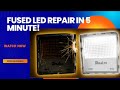 "LED Light Fuse Repair Kaise Kare | Jali Hui LED Light Ko Theek Karein Ghar Par"#tech #technology