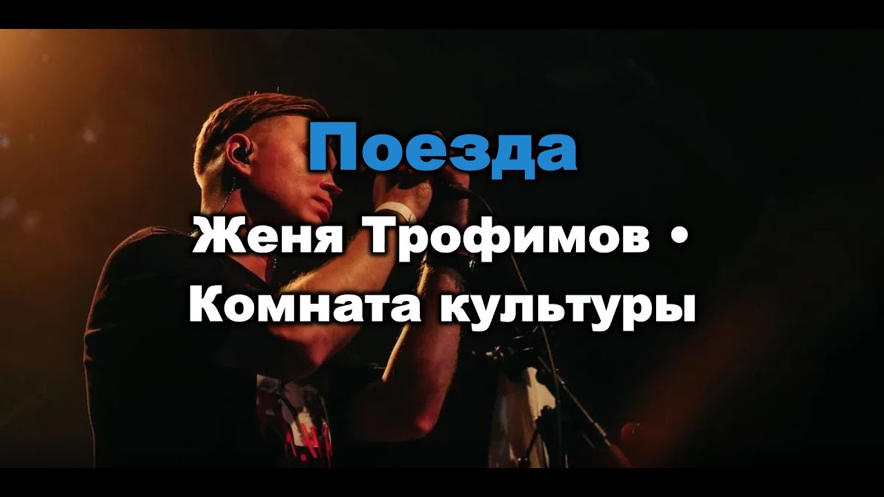 Женя Трофимов - Поезда. Караоке