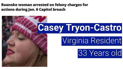 US Capitol Arrests: Casey Tryon-Castro