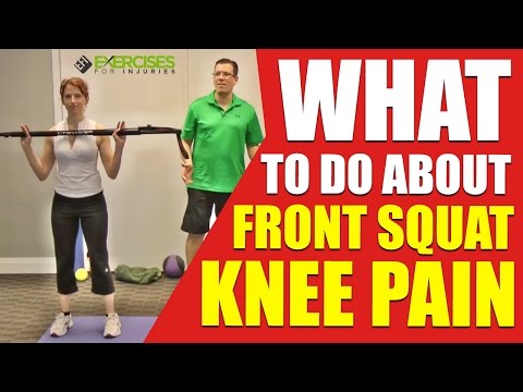 What To Do About Front Squat Knee Pain