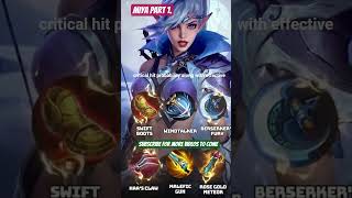 anti darksystem miya build #mobilelegends #mlbbgaming