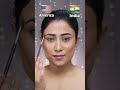 🇮🇳Indian Vs 🇺🇸American Makeup Look😍 | #shorts | SUGAR⁩ Cosmetics