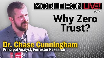 Why use Zero Trust? | A @SolutionsReview Interview with Dr. Chase Cunningham at @mobileironLive 2019