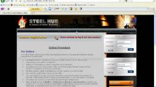 Seller Registration.wmv ( www.steelhubindia.com)
