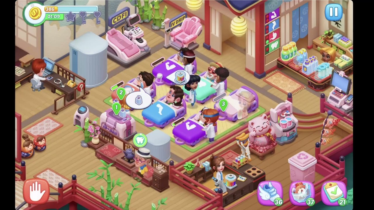 Happy Hospital Level 34 💉🩺🚑 ➖ Tokyo ➖ FULL STORY ➖ CaroGamesNL