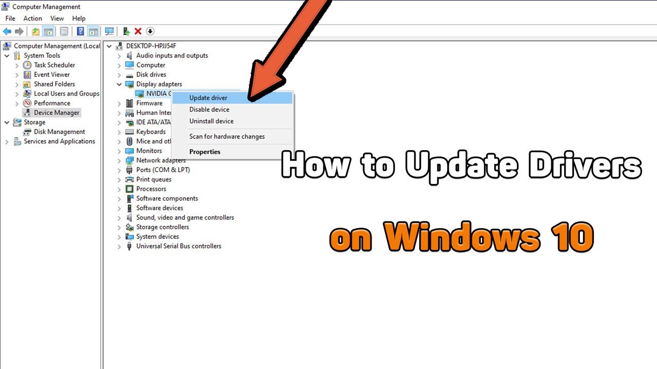 How to Update Drivers on Windows 10 - YouTube