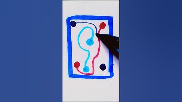 Draw checkered path with art game challenge 😛😄#viralvideo #art #games #shortvideo