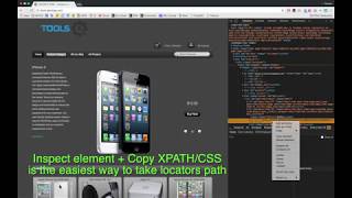 UI automation test using Testing framework